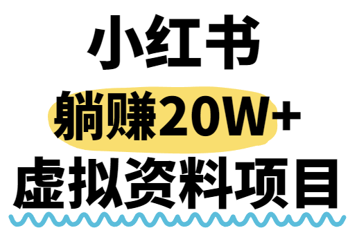小红书操作虚拟资料，搬运工模式躺挣20W+，互联网的低成本路子-飞哥项目网