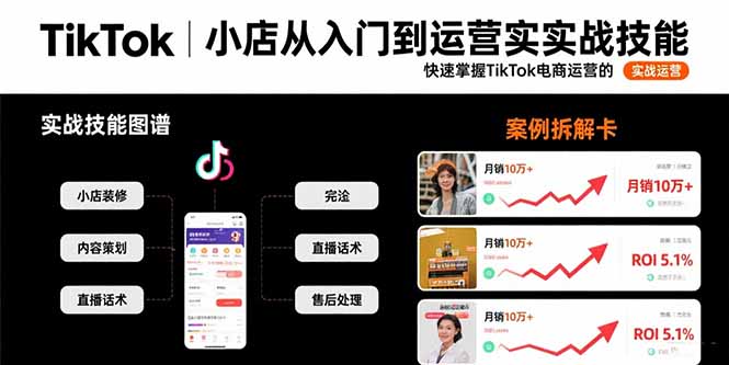 TikTok小店从入门到运营实战技能：快速掌握TikTok电商运营的完整方法论-飞哥项目网
