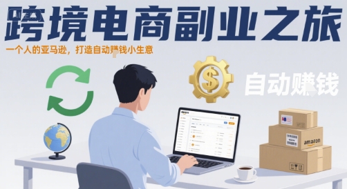 跨境电商副业之旅，一个人的亚马逊，打造自动賺钱小生意-飞哥项目网