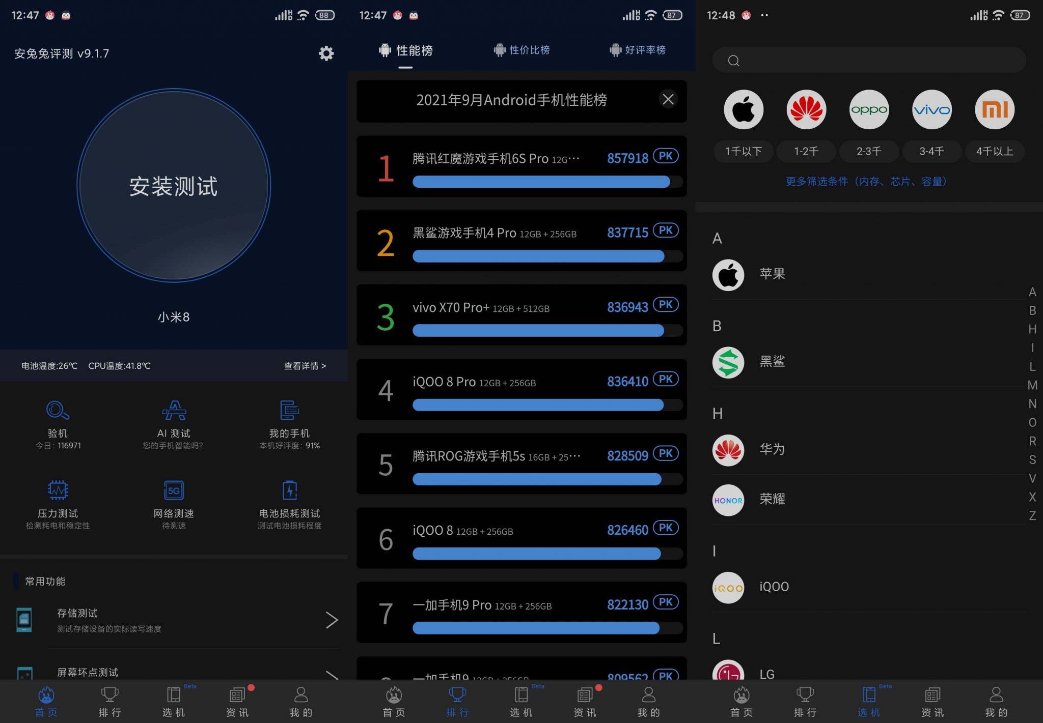 安兔兔评测AnTuTu Benchmark v10.5.2 去广告绿色版，一键跑分无骚扰-飞哥项目网